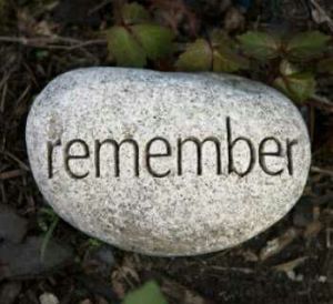 remember on stone